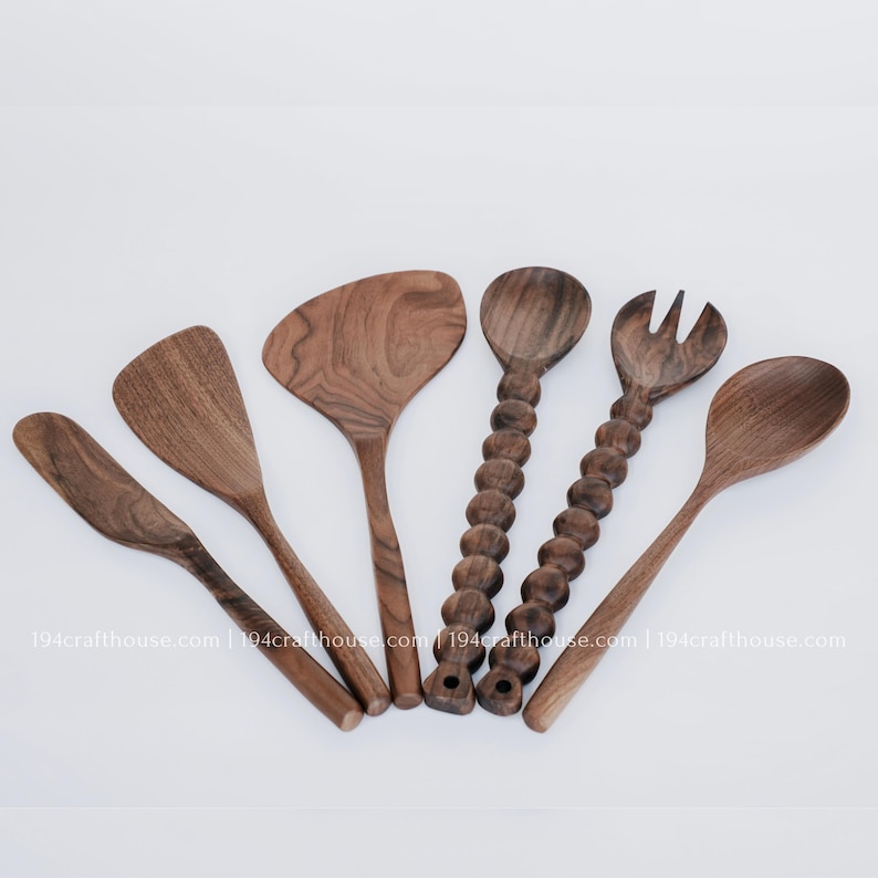 Personalized Wood Spoon and Fork Gifts for Kids, Cooking Utensils & Gadgets, Mud Kitchen, Nature Play, Potion Play, Montessori Sensory Play image 20