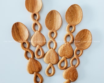 Cuillère d'amour galloise sculptée à la main - Cadeaux de mariage personnalisés pour les couples, cadeaux d'invités, cadeaux d'anniversaire, cadeaux pour les fiançailles