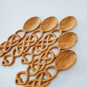 Celtic Love Spoon Free Engraved Personalized Gift for Anniversary, Engagement Gift, Wedding Gifts For Couple, Birthday Gift For Her/ Him