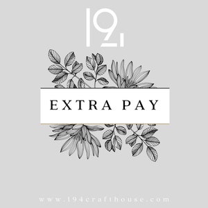 Pago adicional por grabado personalizado/envoltorio de regalo y tarjeta escrita a mano/envío rápido