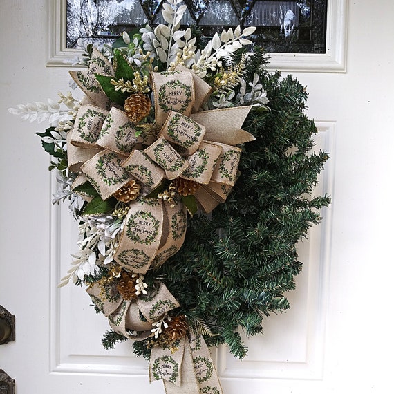 Christmas wreath オーバル・.。*