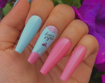 Harry Styles Nails Etsy