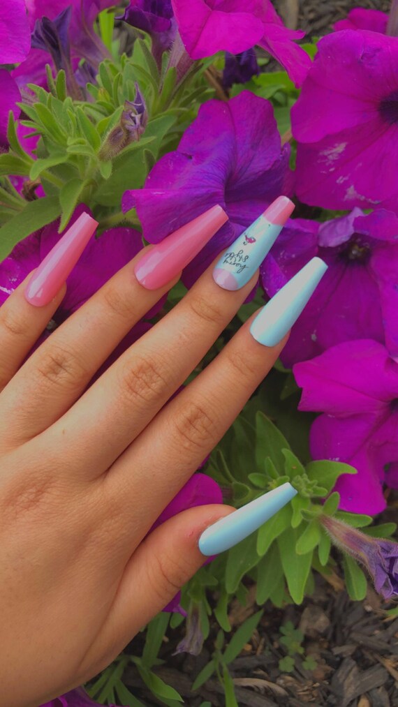 Watermelon Sugar Handmade Harry Styles Nails Etsy