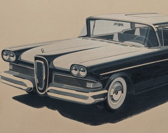 1/24 フランクリンミント 1958 エドセル サイテーション  EDSEL 1958 EDSEL CITATION CONVERTIBLE 1:24 FRANKLIN MINT DIE CAST
