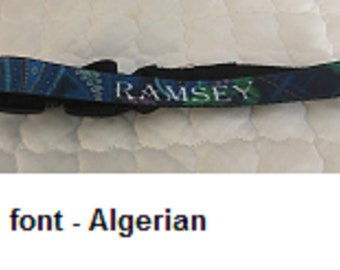 Custom/Personalized dog collars