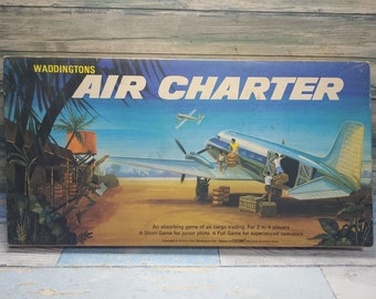 Waddingtons Air Charter vintage board game 1970 Complete