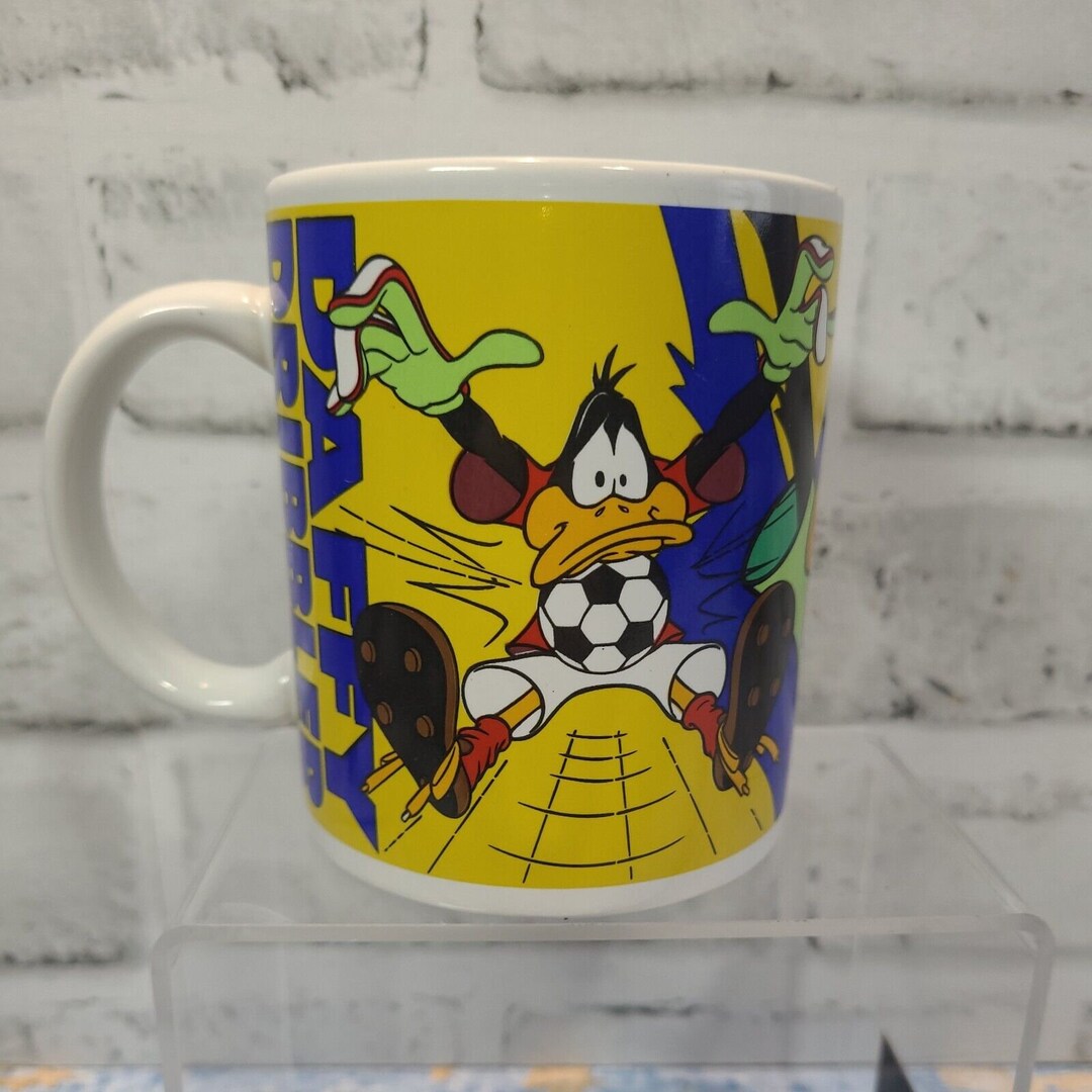 Vintage 1998 Warner Bros Daffy Duck Coffee Mug Daffy Dribbler - Etsy