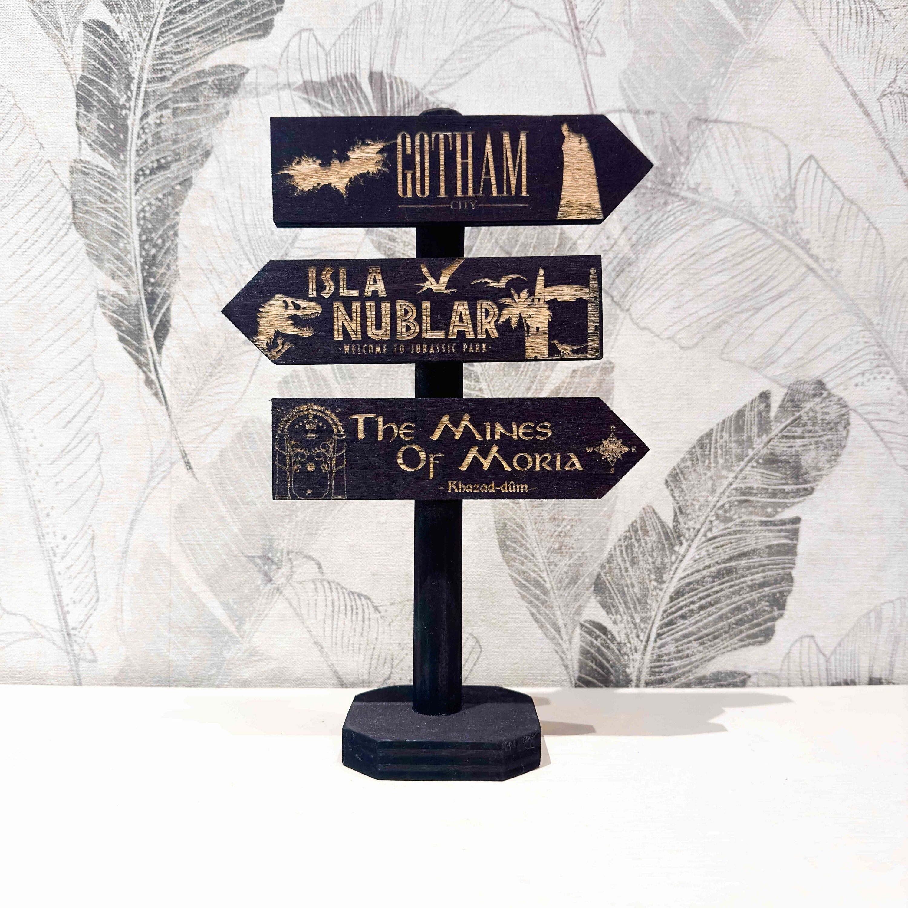 Wizarding World Signpost Road Sign Post Vinyl Wall Decal