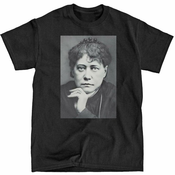 Helena Petrovna Blavatsky (1831-1891), founder of Theosophy - Black Unisex T-shirt
