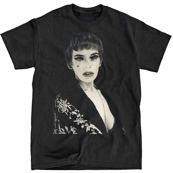 Marjorie Cameron, (B&W) scarlet woman of Jack Parsons' rituals, artist, actress - Black Unisex T-shirt