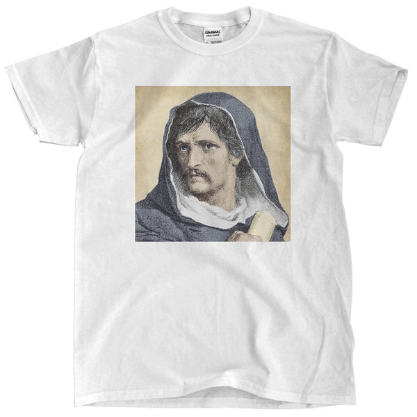 Giordano Bruno (1548-1600), occult philosopher - White Unisex T-shirt