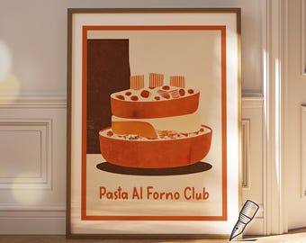 Nonna Kitchen Vintage Print: Warm Mediterranean Style
