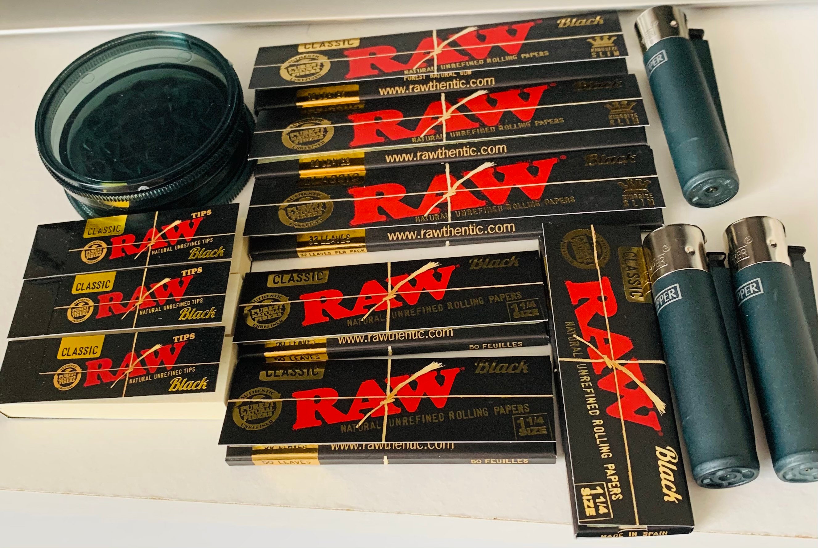 Raw black smoking set. Plus free gift Etsy