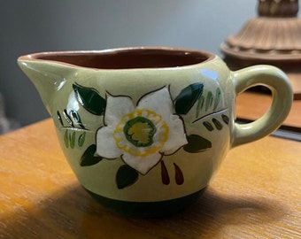 Vintage Stangl Keramik, Stern Blumen Milchkännchen, hergestellt in Trenton, New Jersey