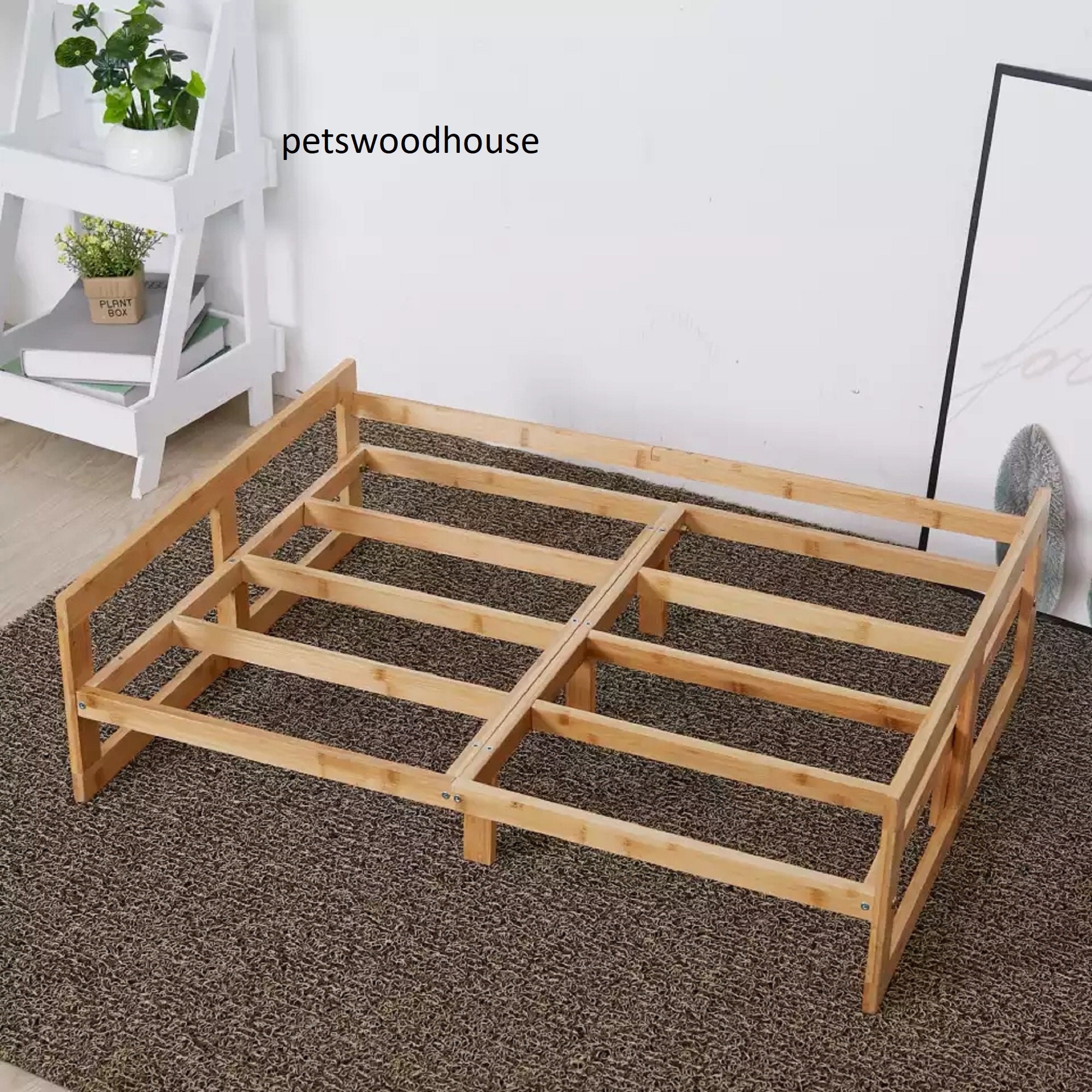 bamboo dog bed