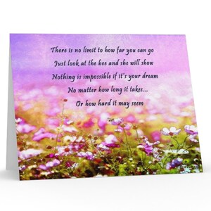 Bumble Bee Greeting Cards, Honey Bee Greeting Cards, Motivational Greeting Cards, Nature Greeting Card, Spiritual Blank Note Card