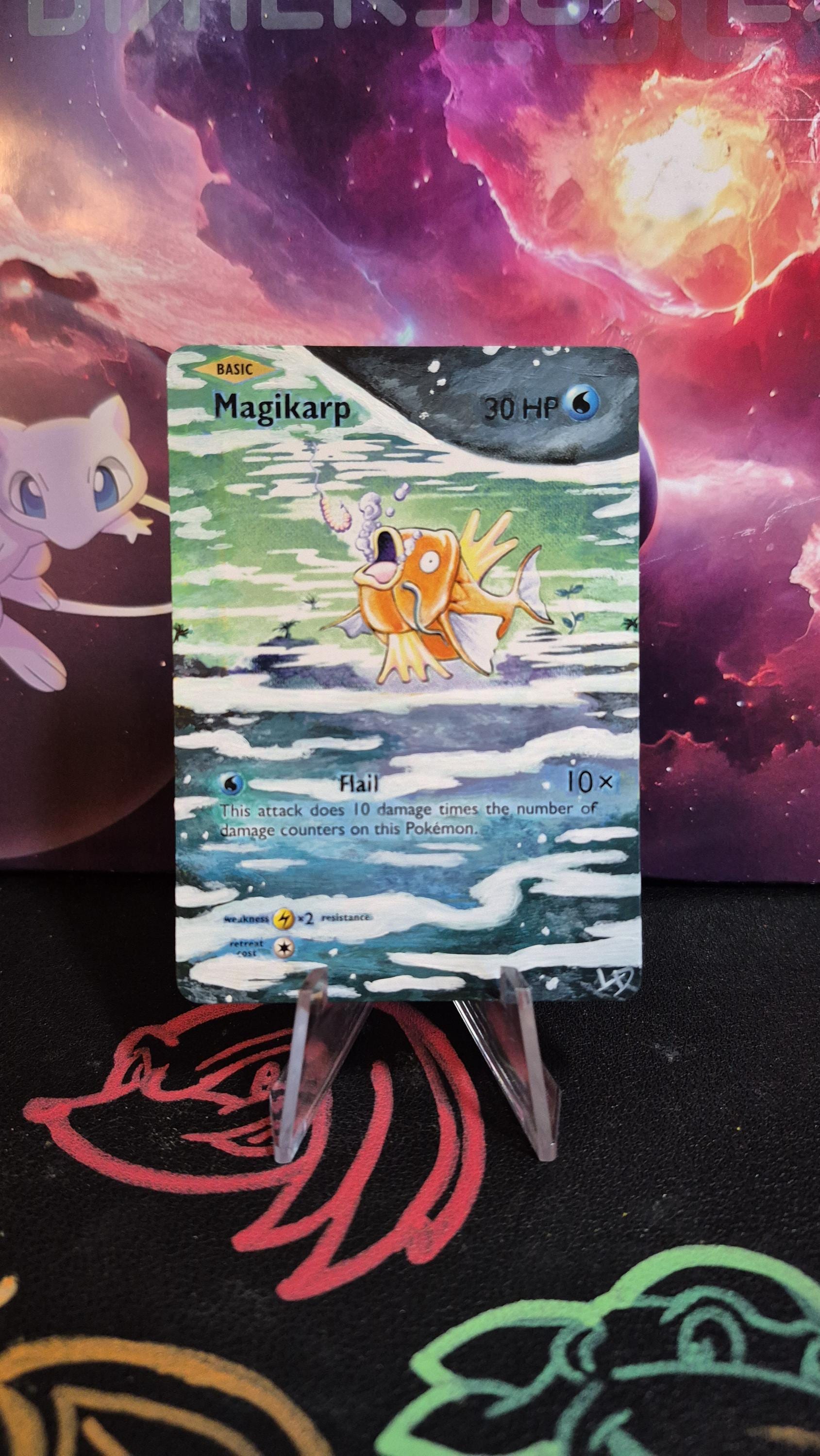 Custom Painted Pokemon Card - COMMISSION - Hand Painted Trading Card - Etsy Custom Painted Pokemon Card - COMMISSION - Hand Painted Trading Card - Etsy