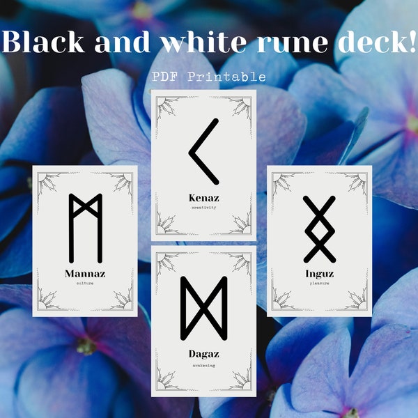Rune Deck Printable Etsy UK rune-deck-printable-etsy-uk