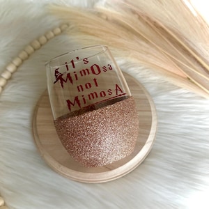 Wizard Theme | Glitter Wine Glass | Gift for Witches and Wizards | Potterheads | Book Lovers | Girlfriend | Wife | Daughter | Friends | Self