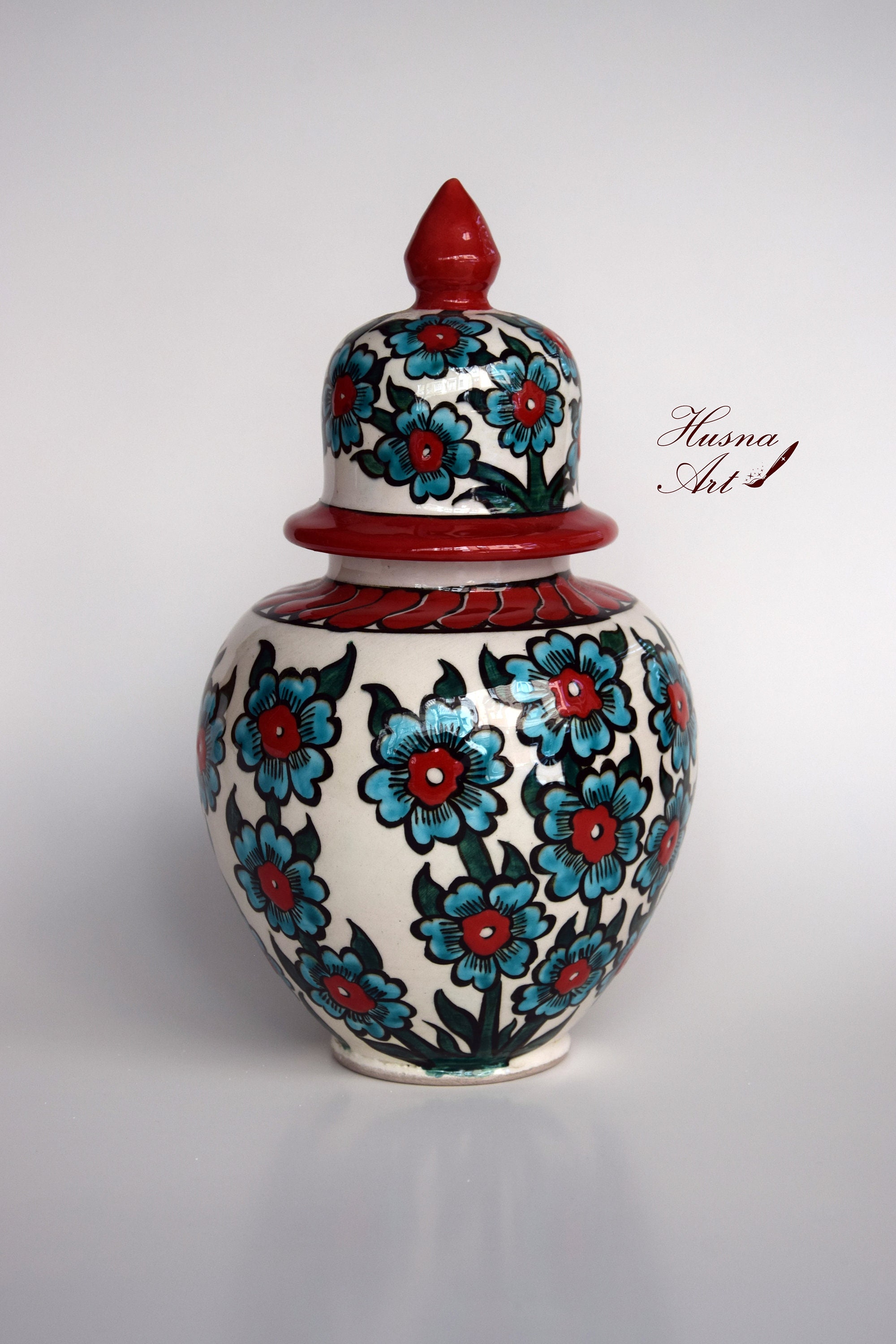 8  Ceramic Vase Ceramic Jar Ceramic Decoration Decorative Jar 20 cm Ceramic Home Decor Handmade Ceramic Vase Handmade Ceramic Vase