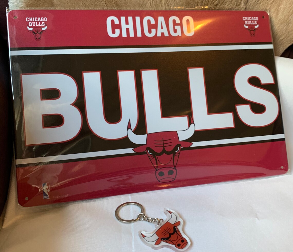 Chicago Bulls NBA Basketbal USA keys chain keyring car Vintage Etsy