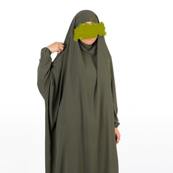 1 piece jilbab - jilbab- Light Weight Jilbab - Maxi Dress - Abaya
