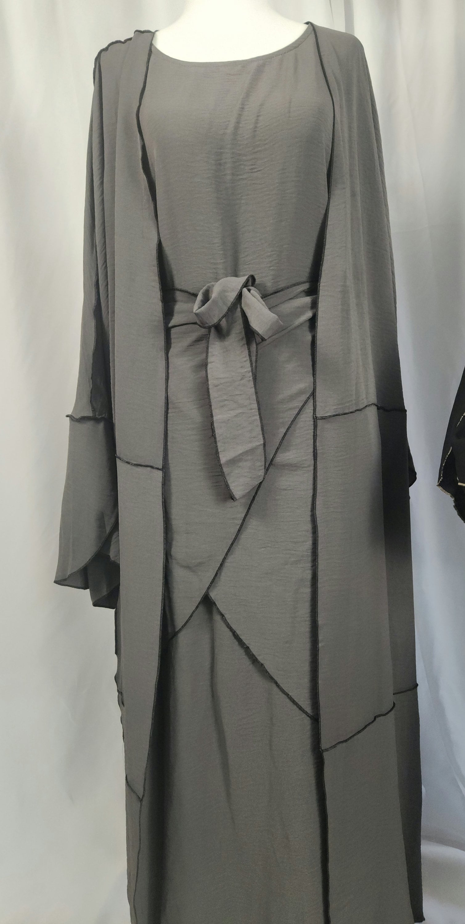 Yara Espresso 3pc Abaya Set