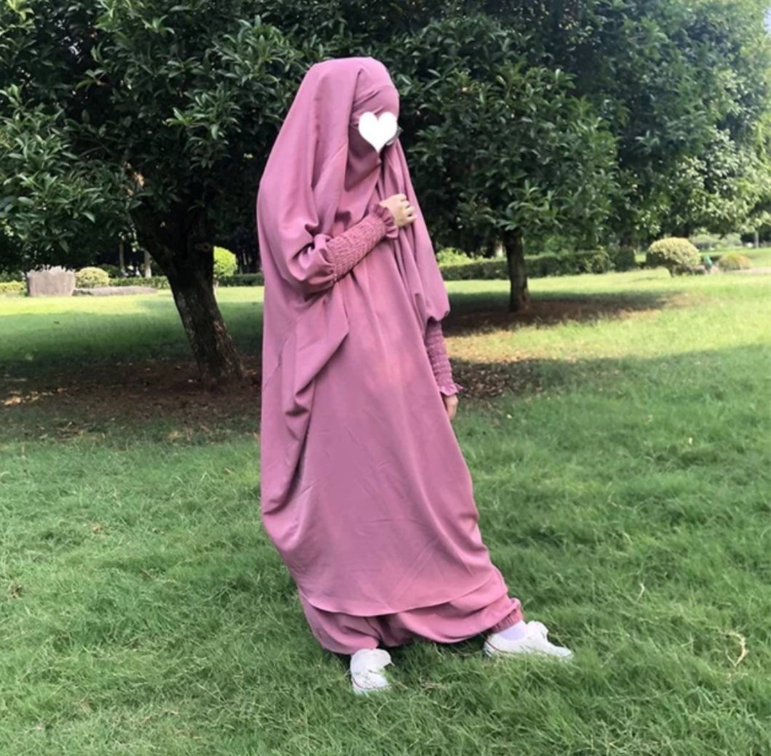 Jilbab Set With Shelwar 2 Piece Set Etsy