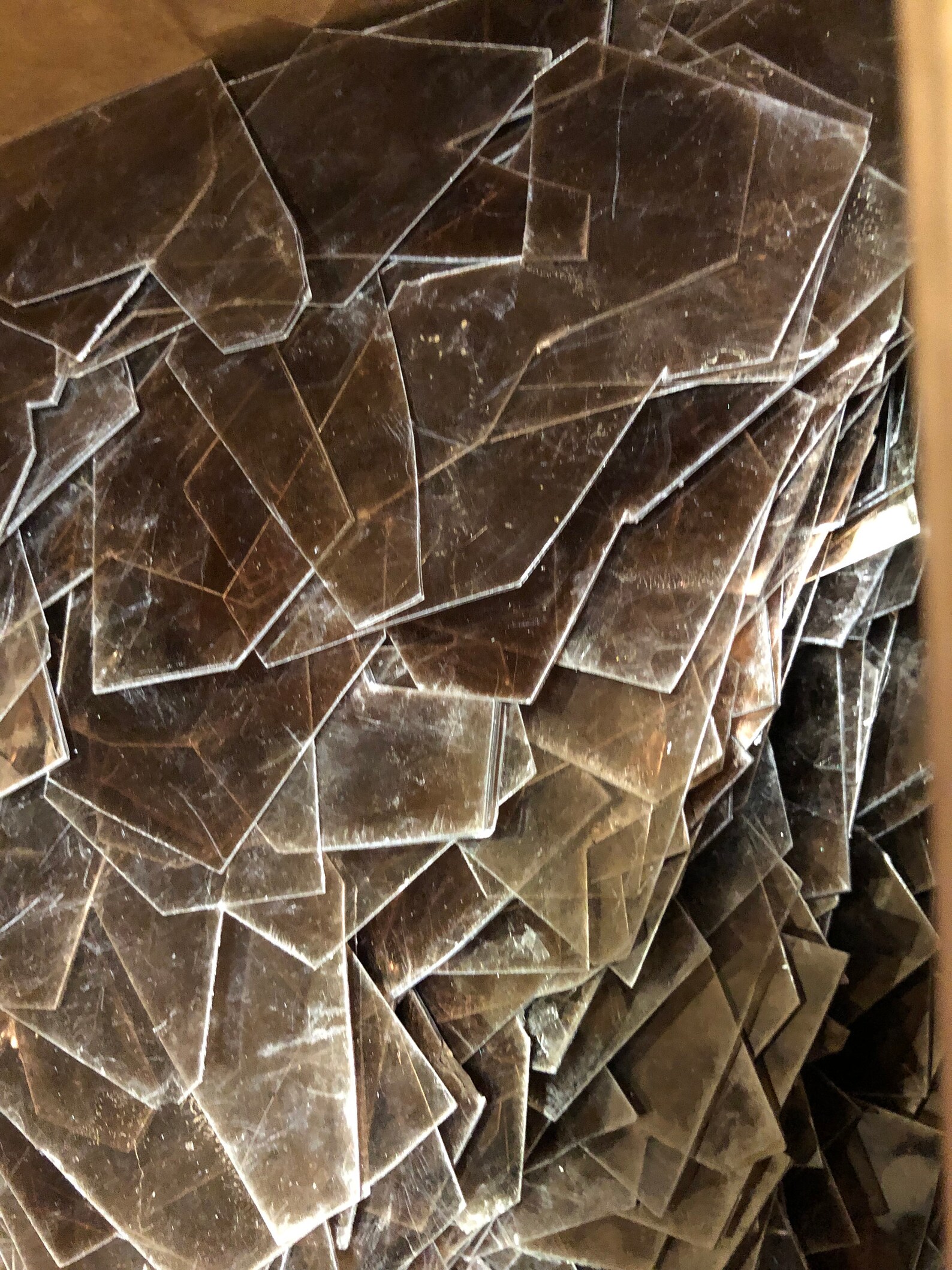 Natural Mica Tiles Selection of Random Thickness & Size Mica Etsy