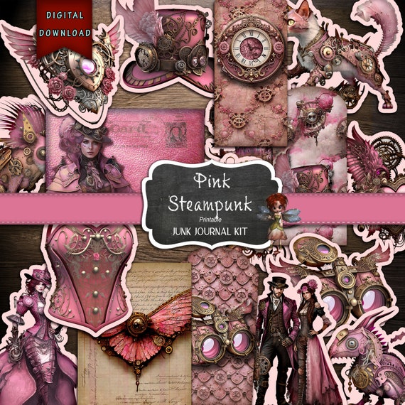 Steampunk - Rózsaszín Steampunk - Rózsaszín