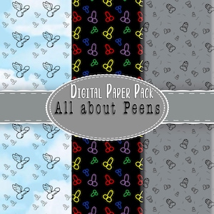 Tutto su Peens Digital Paper Pack, regalo per adulti, carta stampabile, download immediato Journaling Paper Journaling