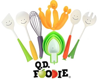 Q.D. Foodie Kitchen Utensil Set: Multicolor Tools & Gadgets