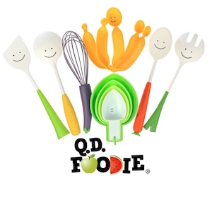 Juego de utensilios de cocina Q.D. Foodie: herramientas y aparatos multicolor