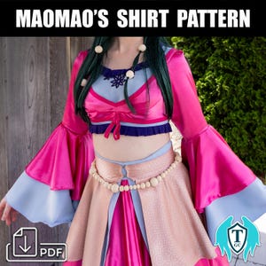 MaoMao&#39;s Shirt (Size S) from The Apothecary Diaries- Pattern Download