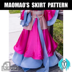 MaoMao&#39;s Skirt (Size S) from The Apothecary Diaries- Pattern Download