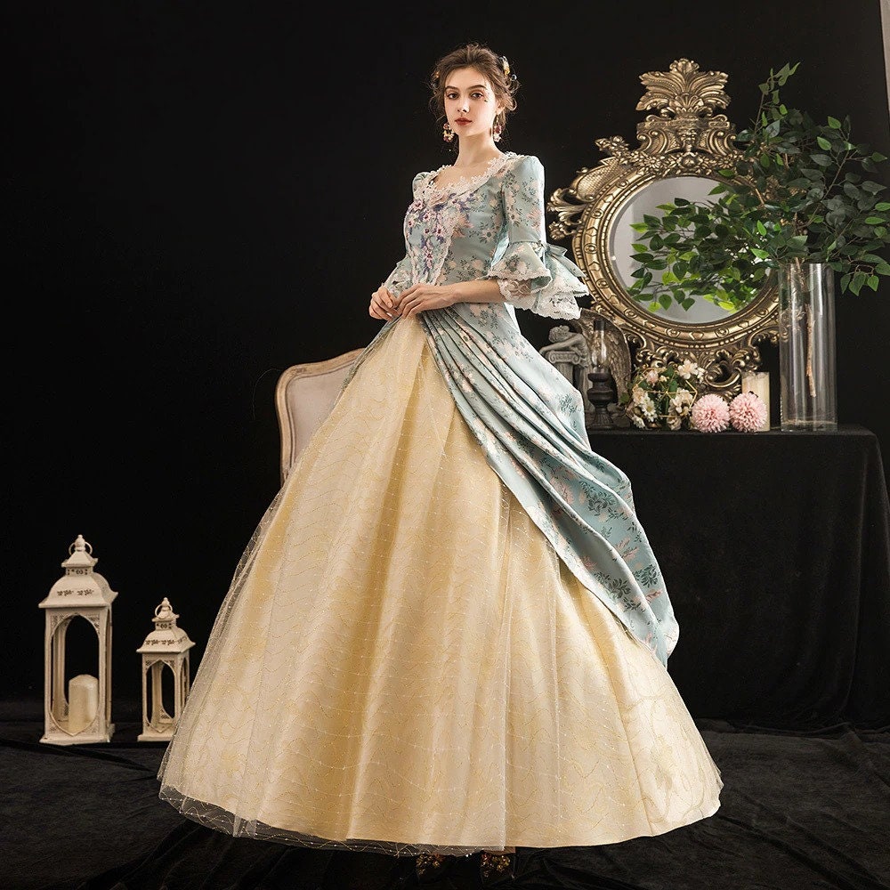 Dress Rococo Baroque Marie Antoinette Ball Dresses Renaissance | Etsy