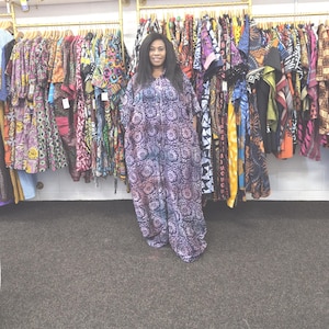 Adire Crepe Jumpsuit Free Size 20-22