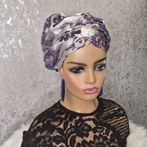 Damask Turban - Etsy UK display picture 2