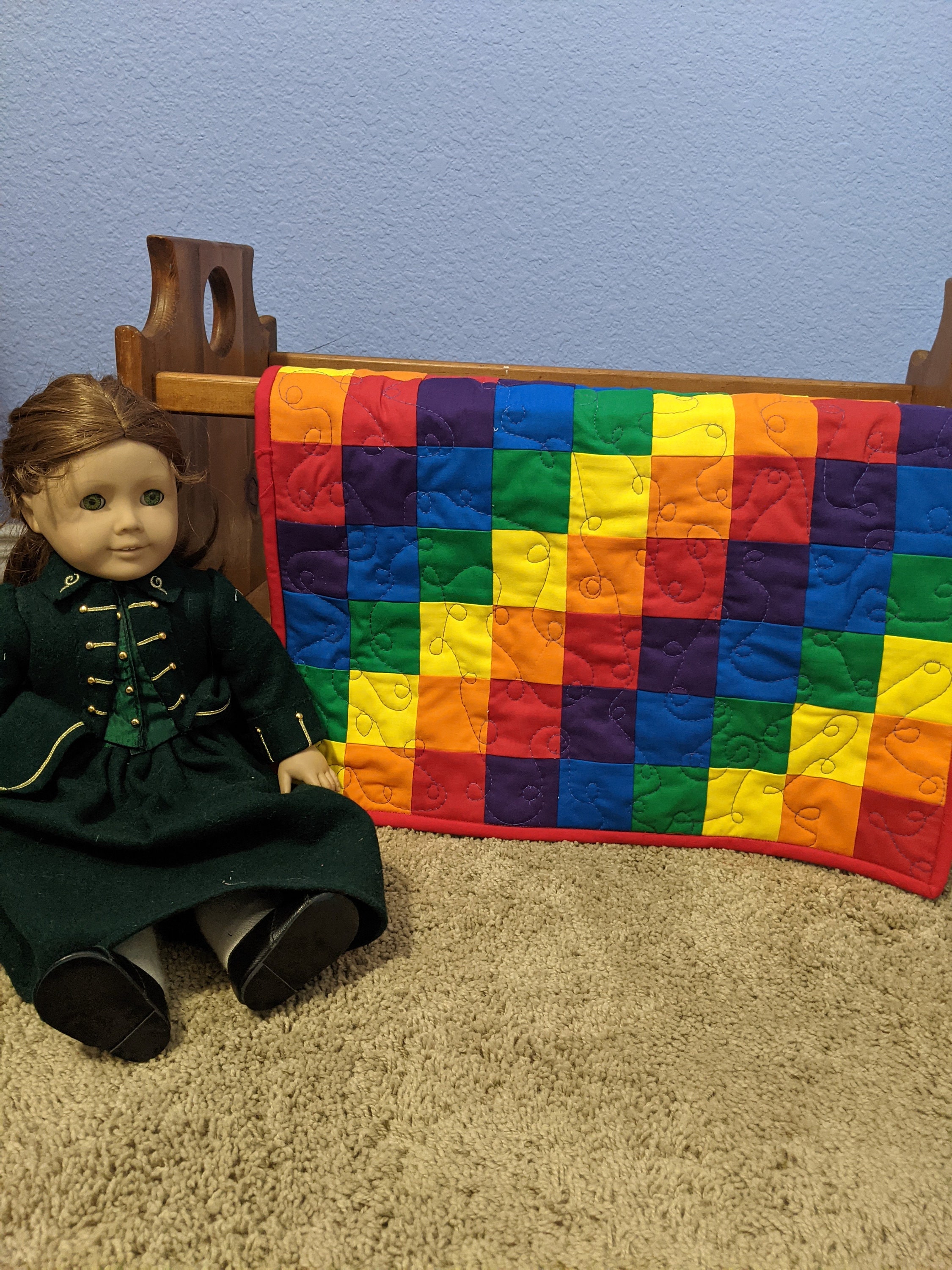 Custom Quilt for 18 Doll Etsy