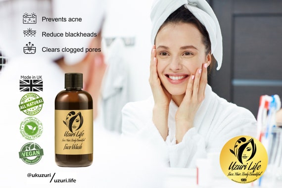 Activated Charcoal Face Wash Detox Acne Prone Organic Facial