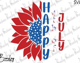 Free Free 128 Red White Blue Sunflower Svg SVG PNG EPS DXF File