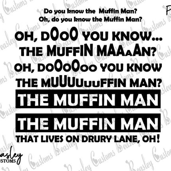 Do you know the Muffin Man PNG / Muffin Man PNG