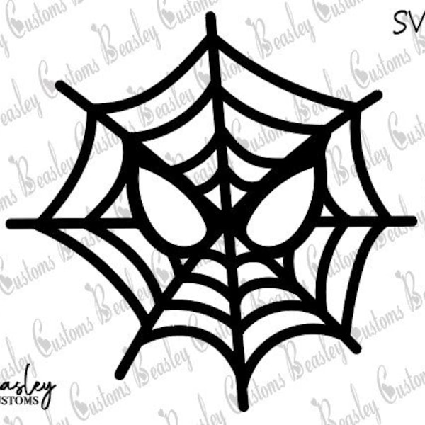 Spiderweb SVG, Spider Eyes SVG, Web SVG