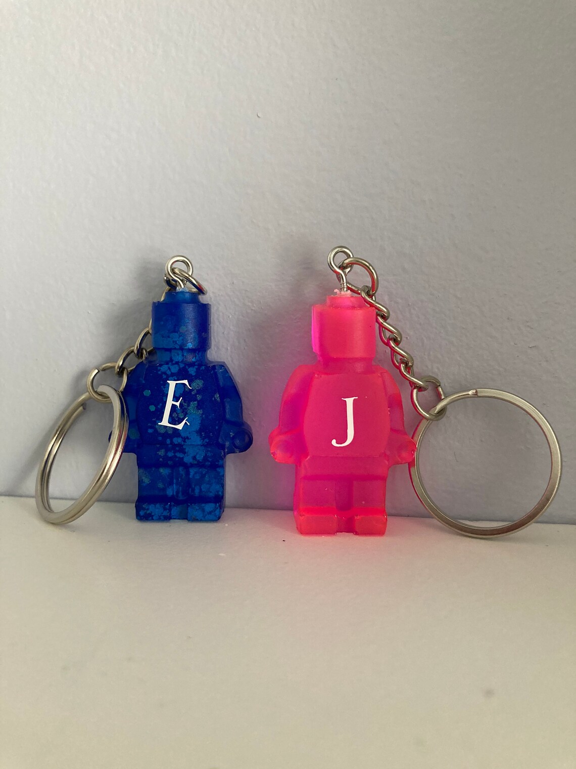 Resin Lego Keyring Etsy