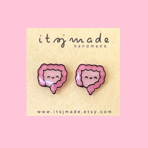Intestine Gastrointestinal Stomach Human Anatomy Earrings
