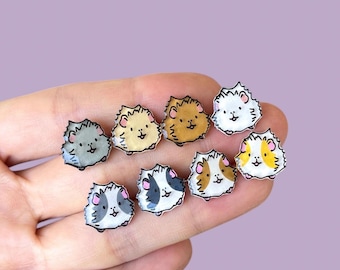 Guinea Pig Cavy Animal Pet Stud Earrings