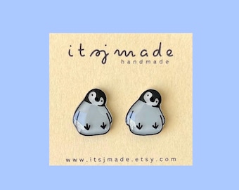 Pinguin Vogel Tier Ohrstecker Schmuck Geschenke