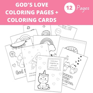 Gods liefde kleurplaten | Valentijnsdag kleurkaarten | Bijbelverzen kaarten | Bijbelverzen afdrukbaar | Bijbelverzen over liefde