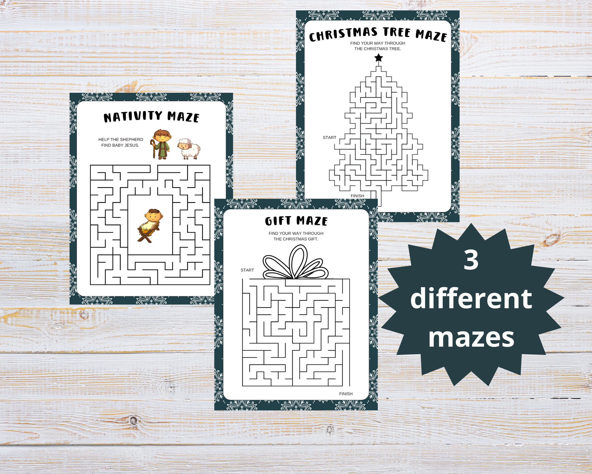 Nativity Christmas Activity Pages | Christian Christmas Activites ...