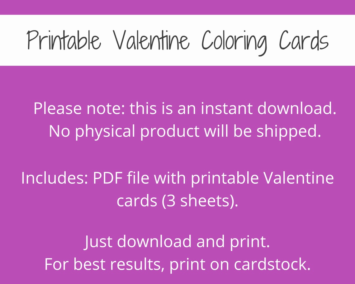 Printable Valentines To Color Christian Valentine Sunday School Craft Kids Valentine Cards Bible